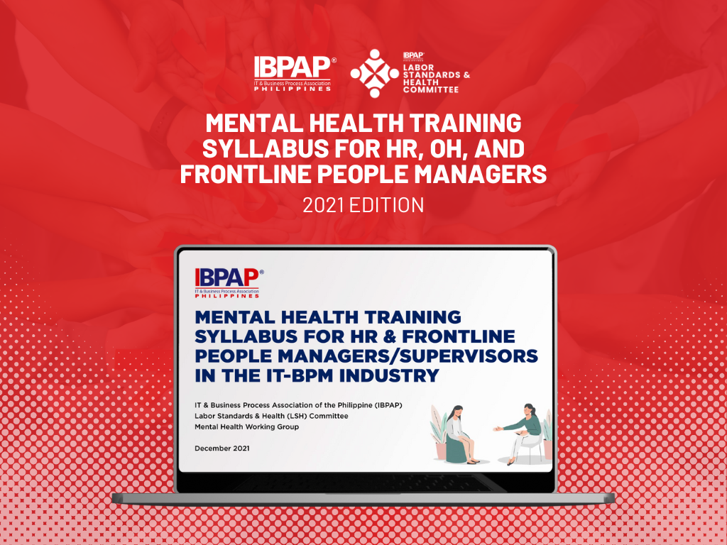 Mental Health Training Syllabus for HR, OH and Frontline People Managers (2021 Edition)